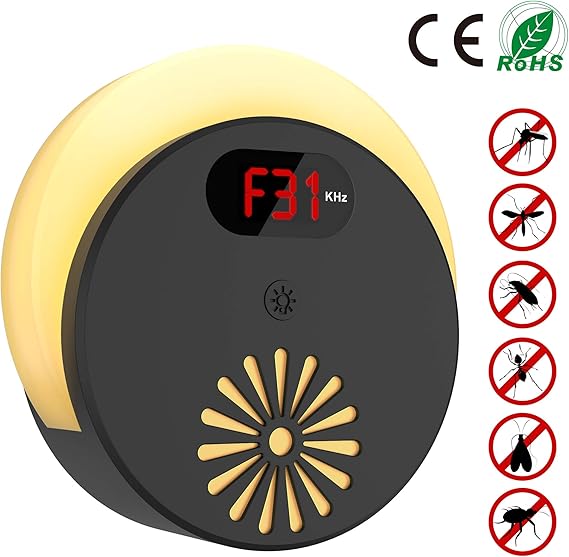 EVILTO Repelente Ultrasónico Mosquitos Control de Plagas para ...