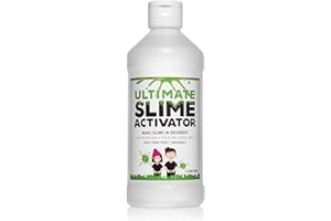 Ultimate Science Borax Slime Activator - 16oz Solution - Made in USA - Works with All Glue Types - Better Than Contact Solution or Laundry Detergent