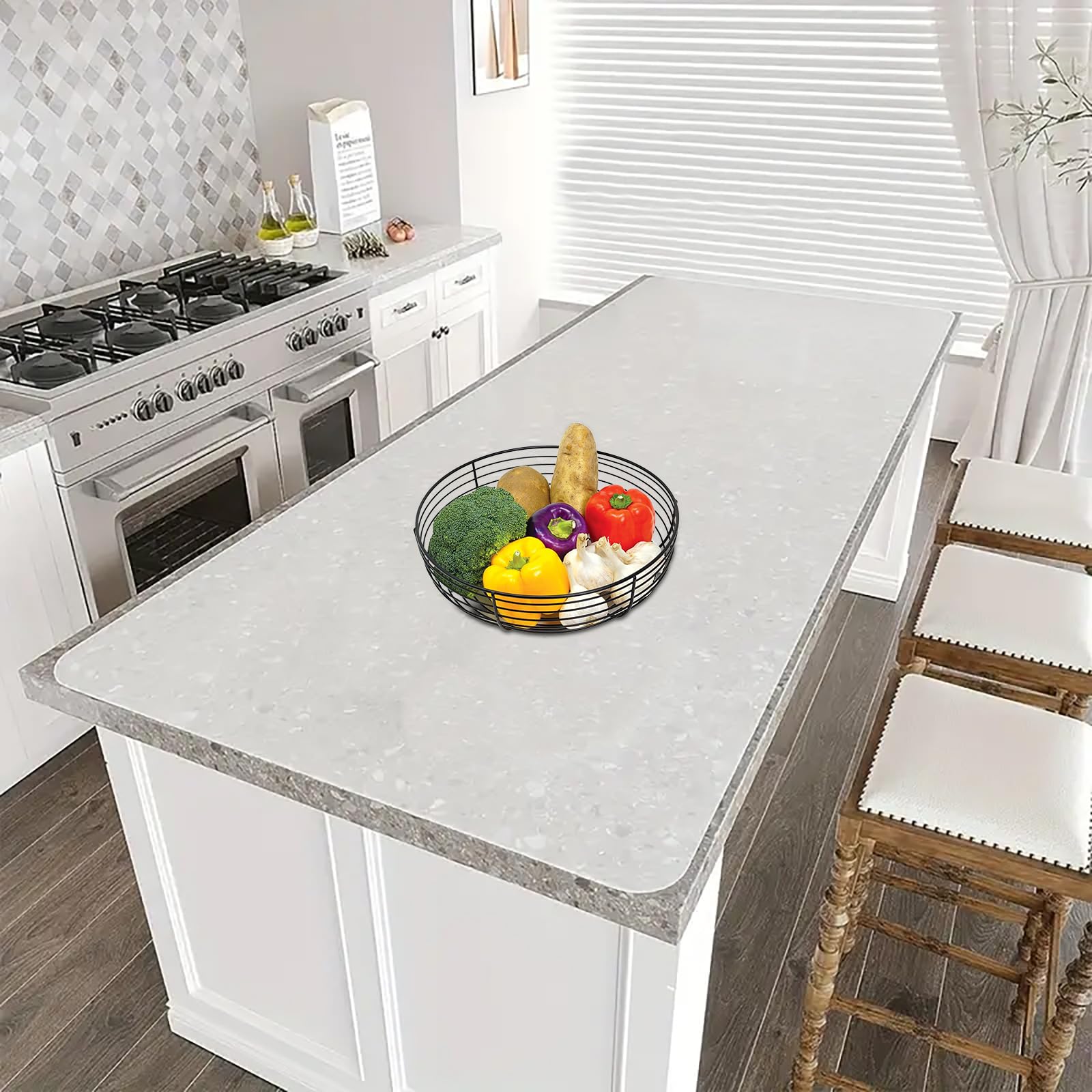 Photo 1 of Silicone Kitchen Counter Mat by AiBOB, Heat Resistant Mat for Kitchen, Nonstick and Nonslip Countertop Protector, Waterproof Craft Table Placemat