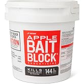 JT Eaton Anticoagulant Rodenticide Bait Block for Mice and Rats, Made in USA, Apple Flavor, 9 lb Pail of 144 Blocks
