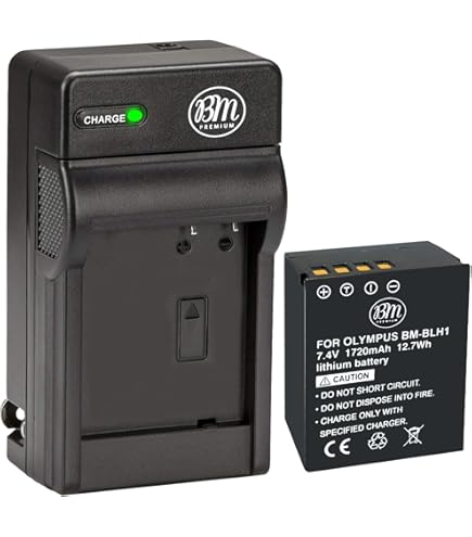Amazon.com : BM Premium Fully Decoded BL-H1 Battery for Olympus OM