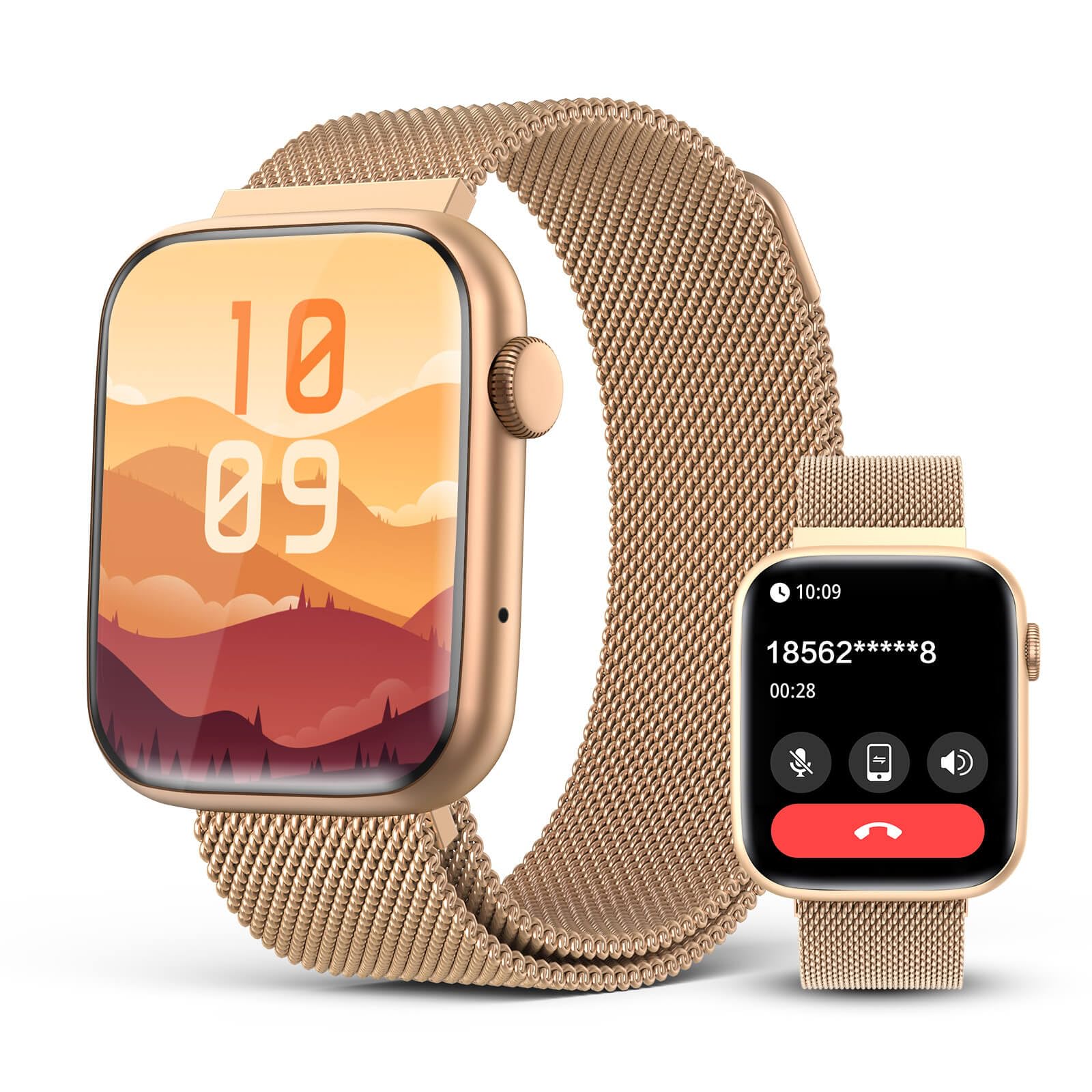 Photo 1 of 2025 Smart watches for Women with Blood Pressure Monitor, 1.9" AMOLED DA GPT AI Voice Smartwatch, 24/7 Heart Rate Stress Sleep Monitor,123 Sports Modes, IP68 Waterproof Fitness Tracker for Android iOS