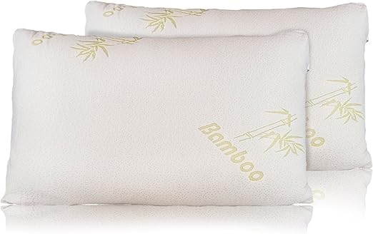 Amazon Com Bamboo Pillow Shredded Memory Foam Stay Cool