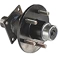 Tie Down Engineering 5-Lug Hub/Spindle End Unit for Build your own Trailer Axle System - 1750-Lb. Capacity Per Hub, Model Number 80117