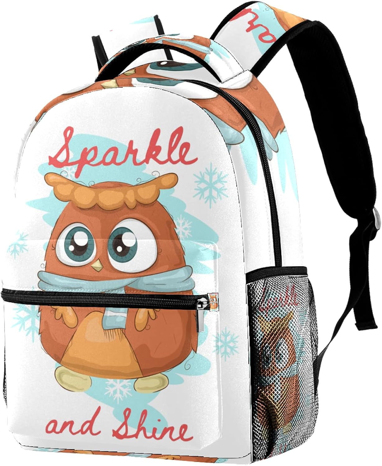 Cute Little Owl Backpack for Teens School Book Bags Travel Casual