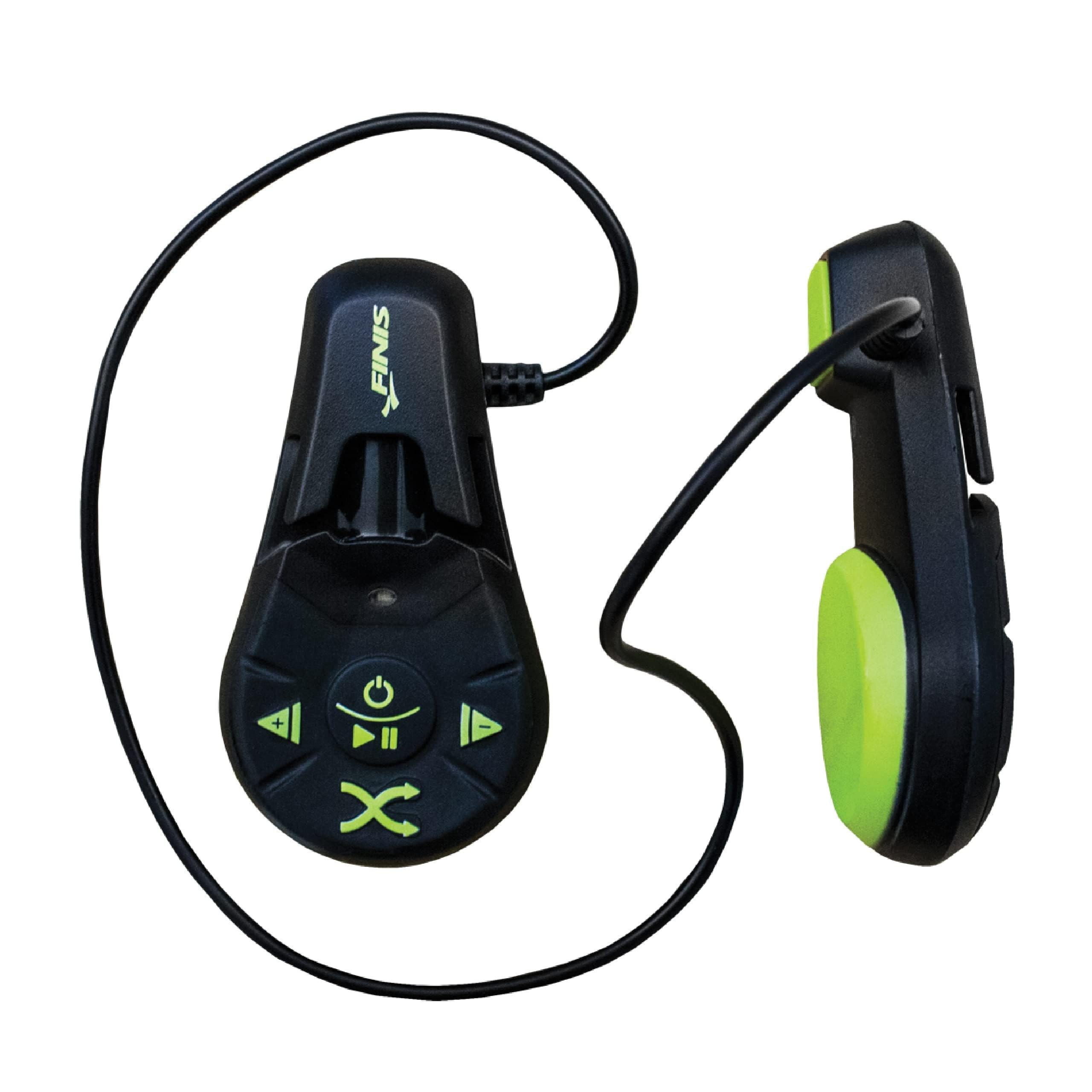 Finis Duo Underwater Bone Conduction MP3 Player,Black/Acid Green