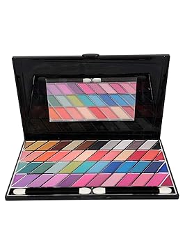 INCOLOR 48 Color Waterproof Eyeshadow kit for Girls/Matte n Glitter Eye Makeup Palette for Women with Eye Shadow Applicator, 25 Gram