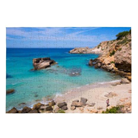 Puzzle Cala Tarida In Spiaggia Di Ibiza A Isole Baleari