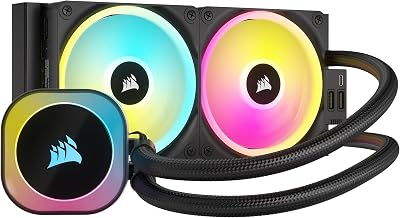 Corsair iCUE LINK H100i RGB 240mm 2x QX120 RGB Fans LGA1700 AM5 Black