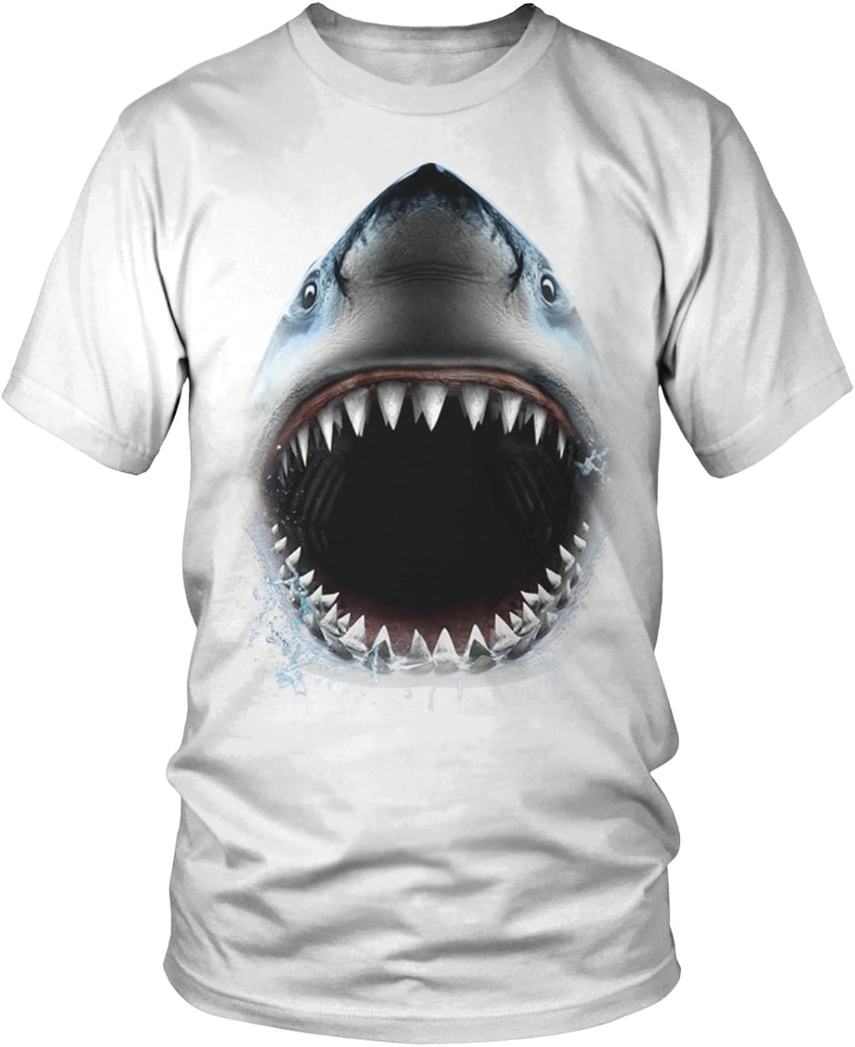 Amdesco Great White Shark Bite, Shark Face Jaw Men's T-Shirt