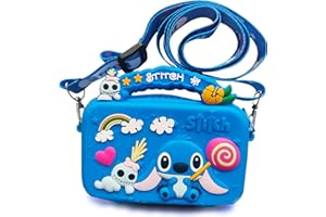 MOBRWUVS Crossbody bag with Adjustable Shoulder Strap, Handbag with Zipper, Badge Wallet with Lanyard, Wallet Purse Shoulder Bag Coin Pouch Accessories Money Bag for Girls (Blue)