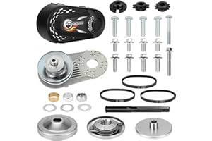 CVT Torque Converter 30 Series Mini Bike 6.5Hp Go Kart Clutch 3/4 inch 10T #40/41/420 & 12T #35 Chain Drive Pulley for Manco 