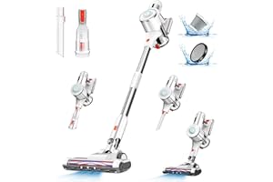 ULTENIC Cordless Vacuum Cleaner, 30Kpa Stick Vacuum with Rechargeable Battery, Easily Converts to Handheld Vacuum for Pet Hair, Hardwood, Carpet, Car Cleaning