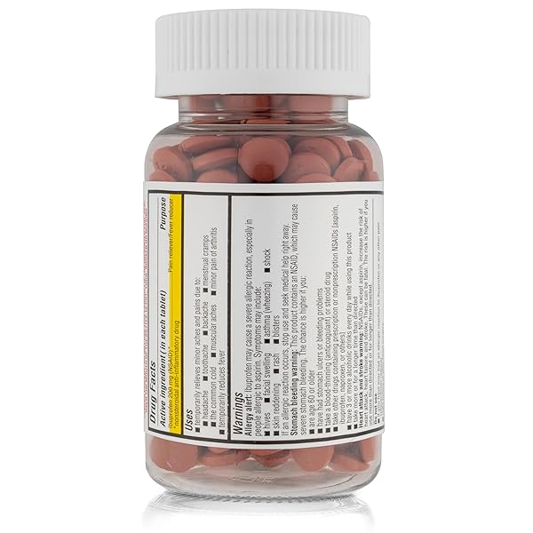 TIME-CAP LABS, INC. TIMELY IBUPROFEN 200MG 200 TABLETS – (NSAID) PAIN RELIEF PILLS FOR HEADACHE, MENSTRUAL PAIN, TOOTH ACHES, MUSCLE PAIN, ARTHRITIS PAIN, BODY ACHES