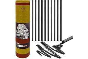 Princess Bling Diamonds 25Pcs Willow Charcoal Sticks,Soft Black Drawing Willow Sketch Charcoal Pencils Great for Sketching,Drawing,and Shading(4-5mm)