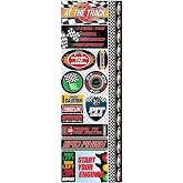 Signature Series 2012 Cardstock Combo Stickers 4.25"X12"-Racing