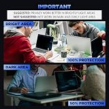 Tefeiyin 14 Inch Privacy Screen 16:9 Anti-Spy Anti-Glare Blue Light Blocker view 6
