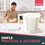 SOL 1 Litre Plastic Measuring Jugs 3 Pack Clear Markings Lightweight view 5