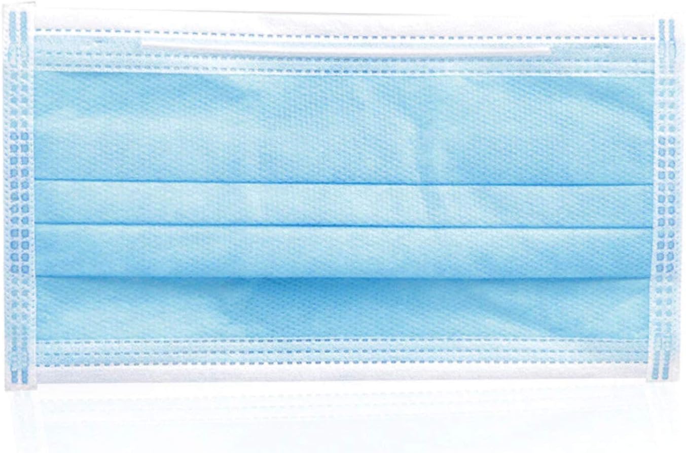 Surgical Mask | Medical Grade | BFE = 98% | Blue | Pack Of 10 | Ear Loop | 5 pack of Anti - Bacterial Wipes
