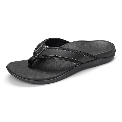 Vionic Men's Tide Toe-Post Sandal Flip Flop with Concealed