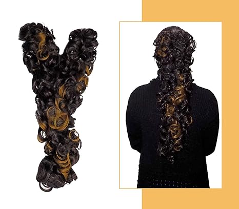 Iyaan V Shape Curly Ponytail Hair Extension Hair Styling