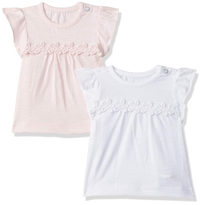 Baby-Girls Regular fit T-Shirt (Pack of 2)