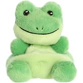 Aurora Palm Pals 5.5" Ribbits Frog Adorable Plush | Bean-filled understuffed bodies with collectible personalities