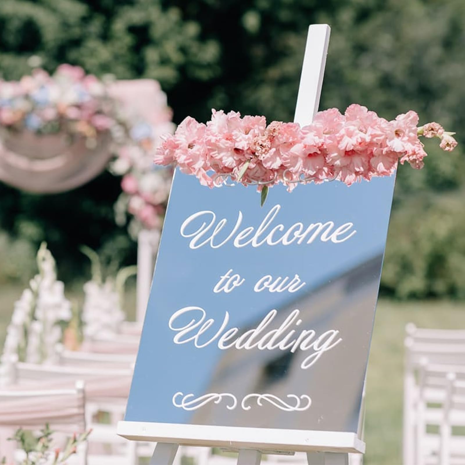 Frddiud 4 Pcs Silver Mirror Acrylic Sheets, 11.8 x