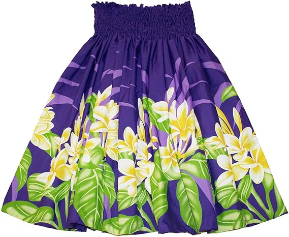 Amazon レインボーハワイアン製品ハワイアンpa Uフラスカートブルーとパープル花印刷 スカート 通販