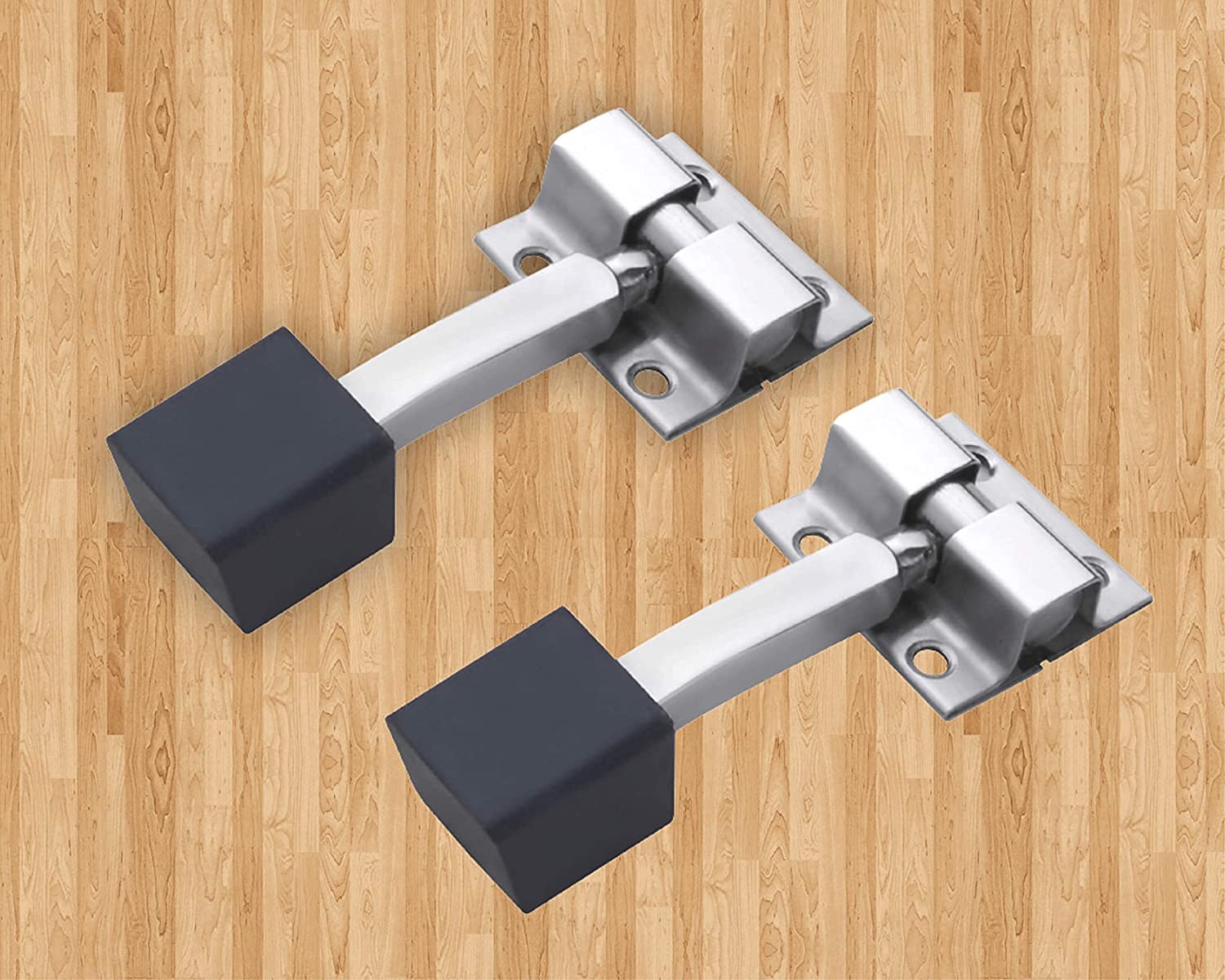 Door Stopper Rubber for Main Door (Single) Stainless Steel/ Mounted