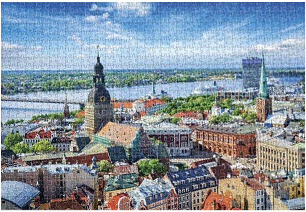 Youmymine 500 Pieces Puzzles Jigsaw Puzzles for Adults Kids Puzzles Personalized Gift Paper Painting Home Decor (C, one Size)