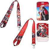 Babymiu Retro Game Lanyard with ID Holder(2 Pack) for Key String Wallet. Game Accessories Decor Gifts Merch Party Supplies Keychain Card Stocking Filler for Teens Teacher Office.