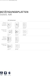 GROHE 38506000 Skate Air WC Wall Plate Dual Flush Chrome view 6