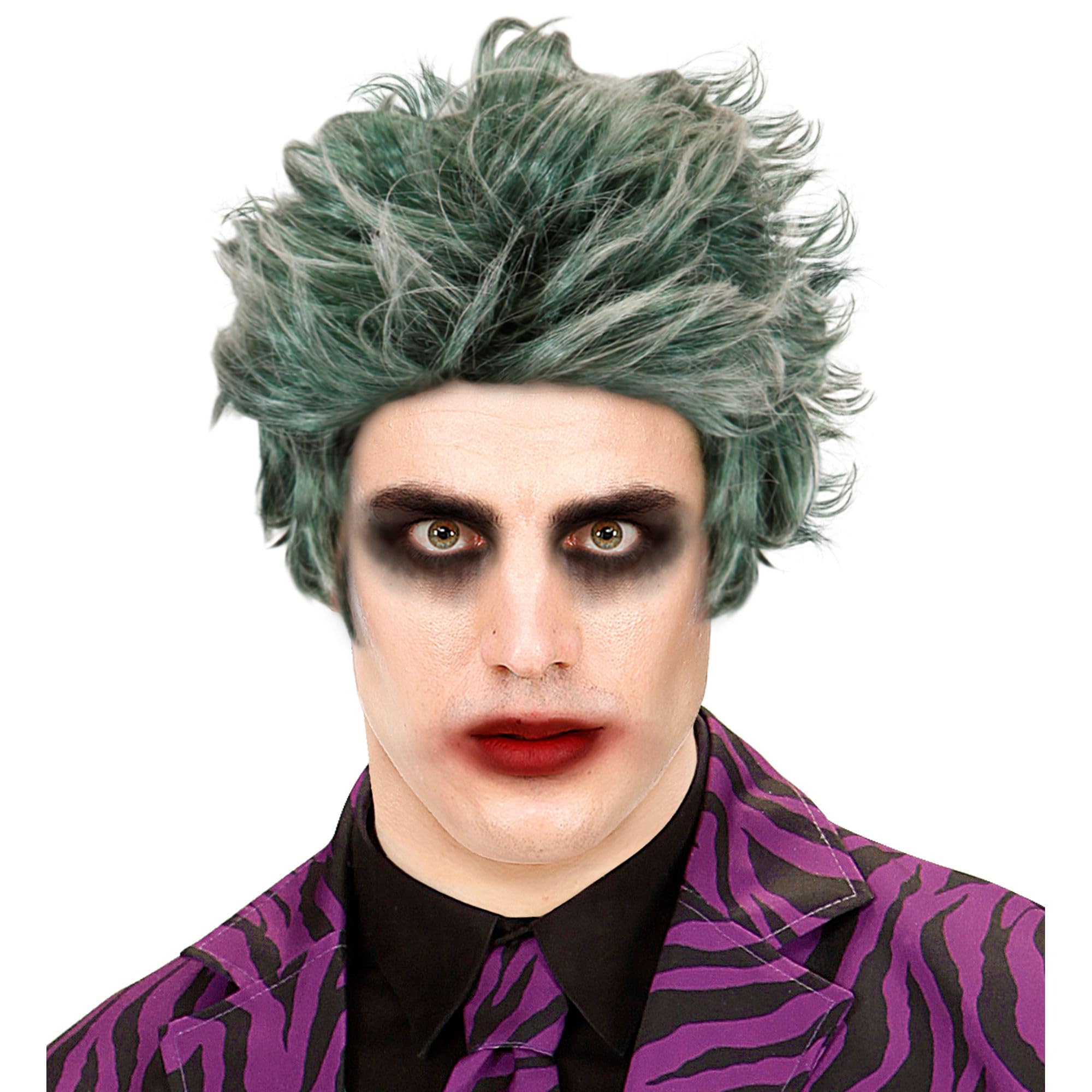 WIDMANN 06741 ? Green Zombie Wig For Men, Green, One Size