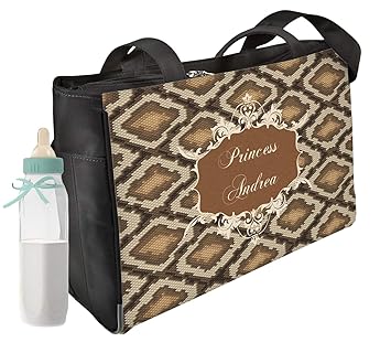 snakeskin diaper bag