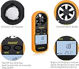 Proster Anemometer Handheld Wind Speed Meter with Backlight LCD and Temp view 2