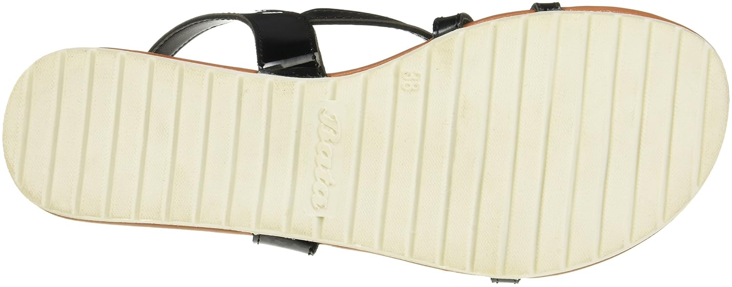 bata women's blair black fashion sandals - 5 uk/india (38 eu)(5616400)