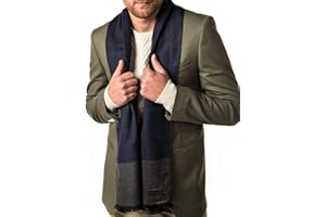 MARINO AVENUE Marino’s Winter Cashmere Feel Men Scarf,100% Cotton Fashion Scarves, In Elegant Gift Box