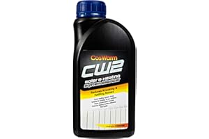 CosWarm CW2 Central Heating System Silencer – Boiler & Radiator Noise Reducer Absorber & Dosing Liquid for Closed Loop System, Hydronic System – Reduces Boiler Noise - For 18 Single Radiators