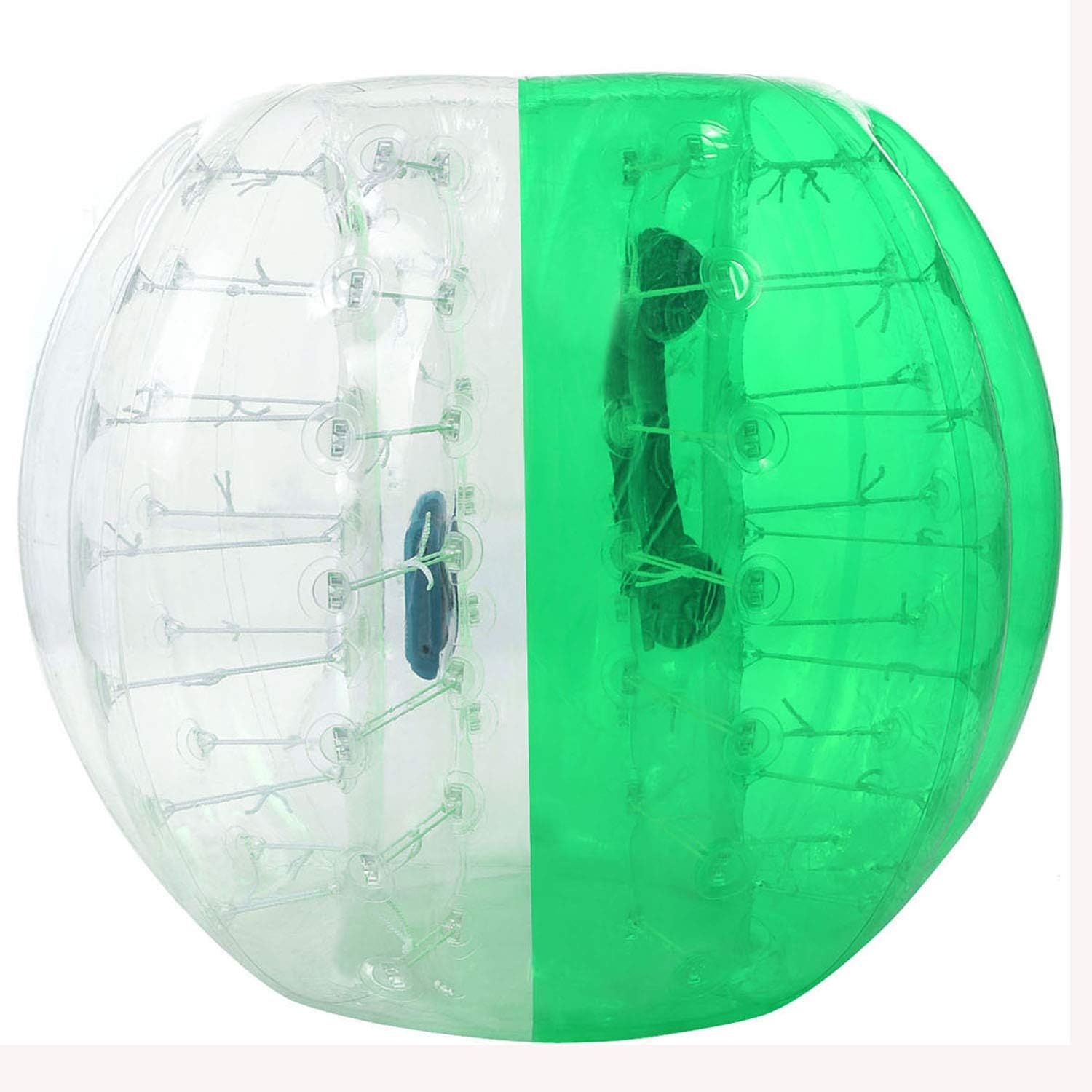 Flyerstoy Inflatable Bumper Ball Diameter 4/5 ft(1.2/1.5m) Bubble Soccer Ball Blow Up Toy,Giant Human Hamster Ball for Adults and Teens