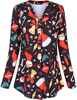 women's plus size holiday tops