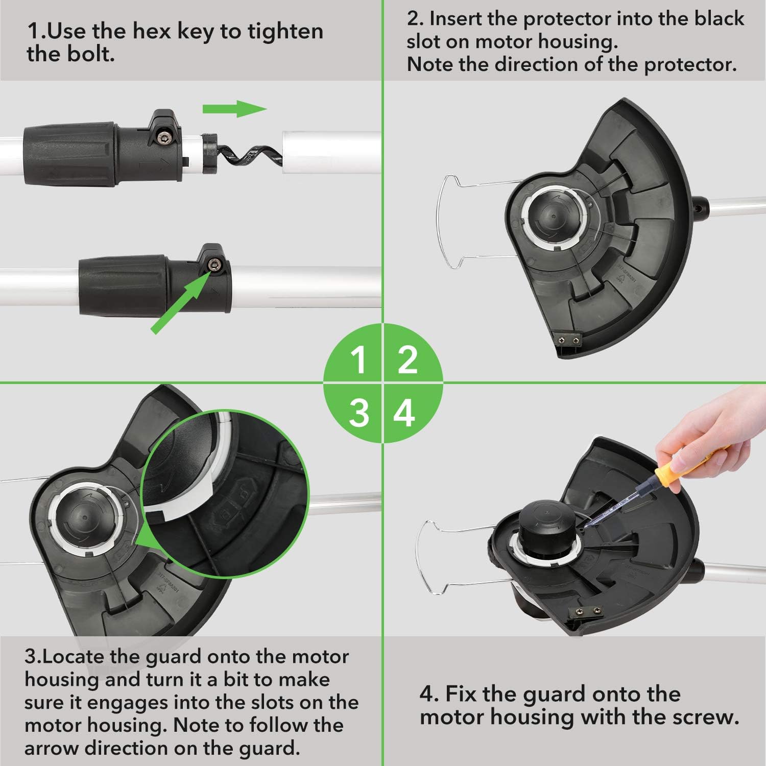 AIPER 20V Max Cordless String Trimmer/Edger with Easy Feed, Detachable Weed Wacker with 2pcs Batteries &1pcs Quick Charger, Weed Trimmer with 2 Spools, Lightweight&Maneuverable : Garden & Outdoor
