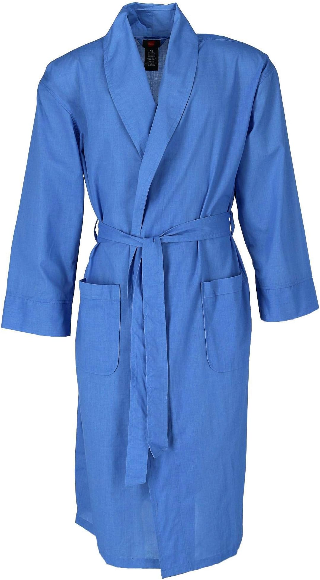 Hanes Men's Woven Shawl Collar Robe