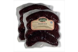 FABRIQUE DELICES French Blood Sausage - 4 Links (Pack of 2)