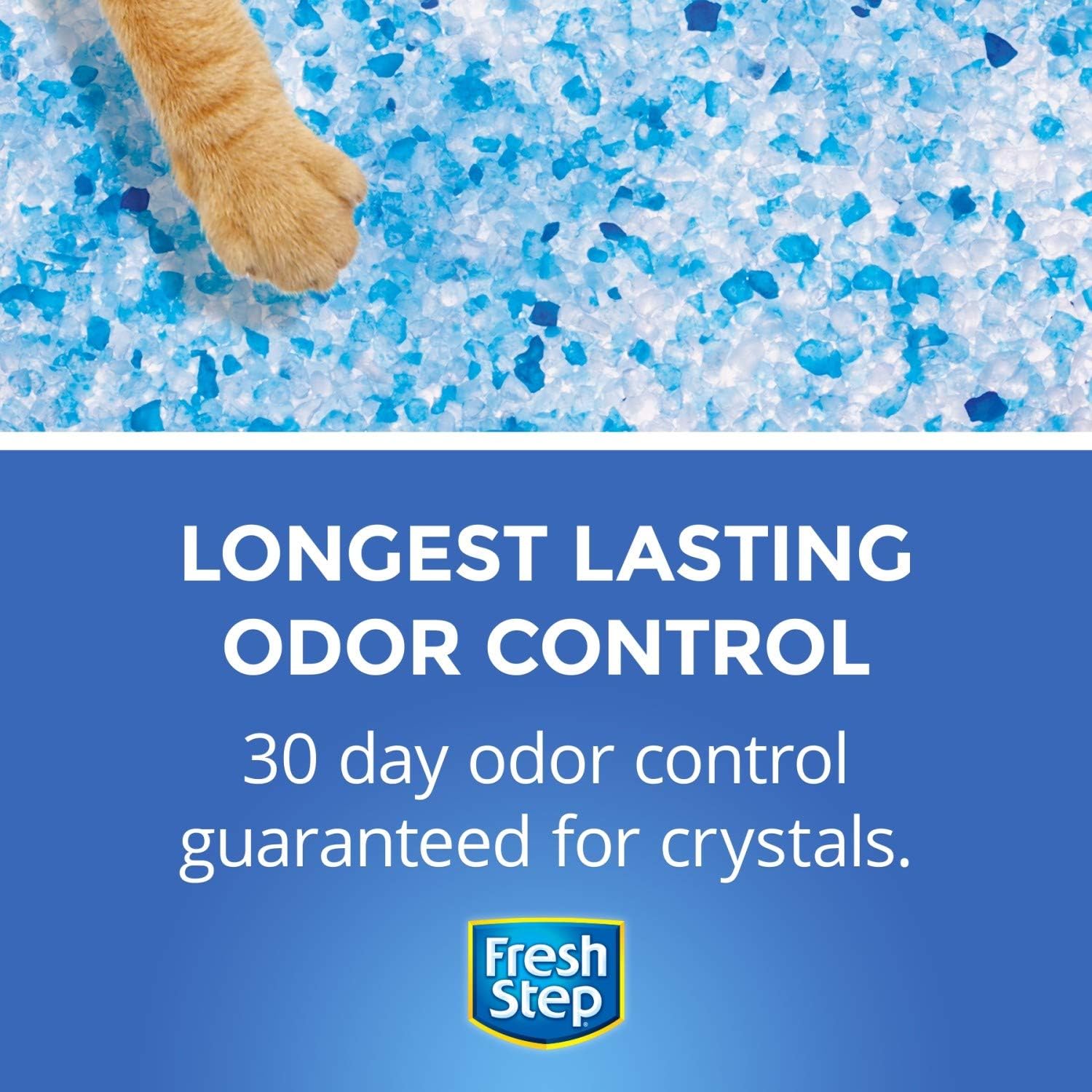 Fresh Step Crystals, Premium Cat Litter, Scented, 16 Pounds (Package May Vary) : Pet Supplies