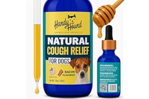 Handy Hound Dog Cough Medicine – Kennel Cough Treatment for Dogs – Manuka Honey Supplement for Dog Cough Relief, Mucus & Throat Soothing – Natural Herbal Formula – Made in USA – 2 oz
