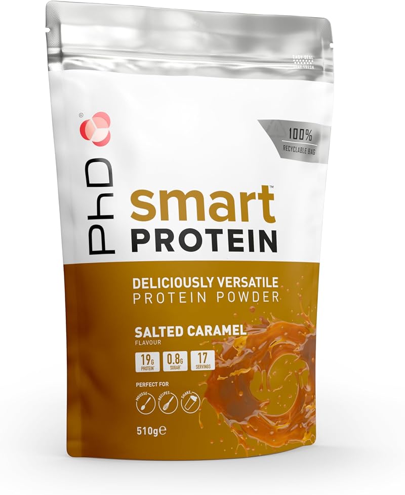 PhD Smart Protein Salted Caramel 510 g 17 Servings Shake Baking Desserts