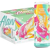Alani Nu SHERBET SWIRL Sugar Free, Low Calorie Energy Drinks, 200mg Caffeine, Biotin B Vitamins, Zero Sugar, 10 Calories, 12 Fl Oz Cans, 12 Pack