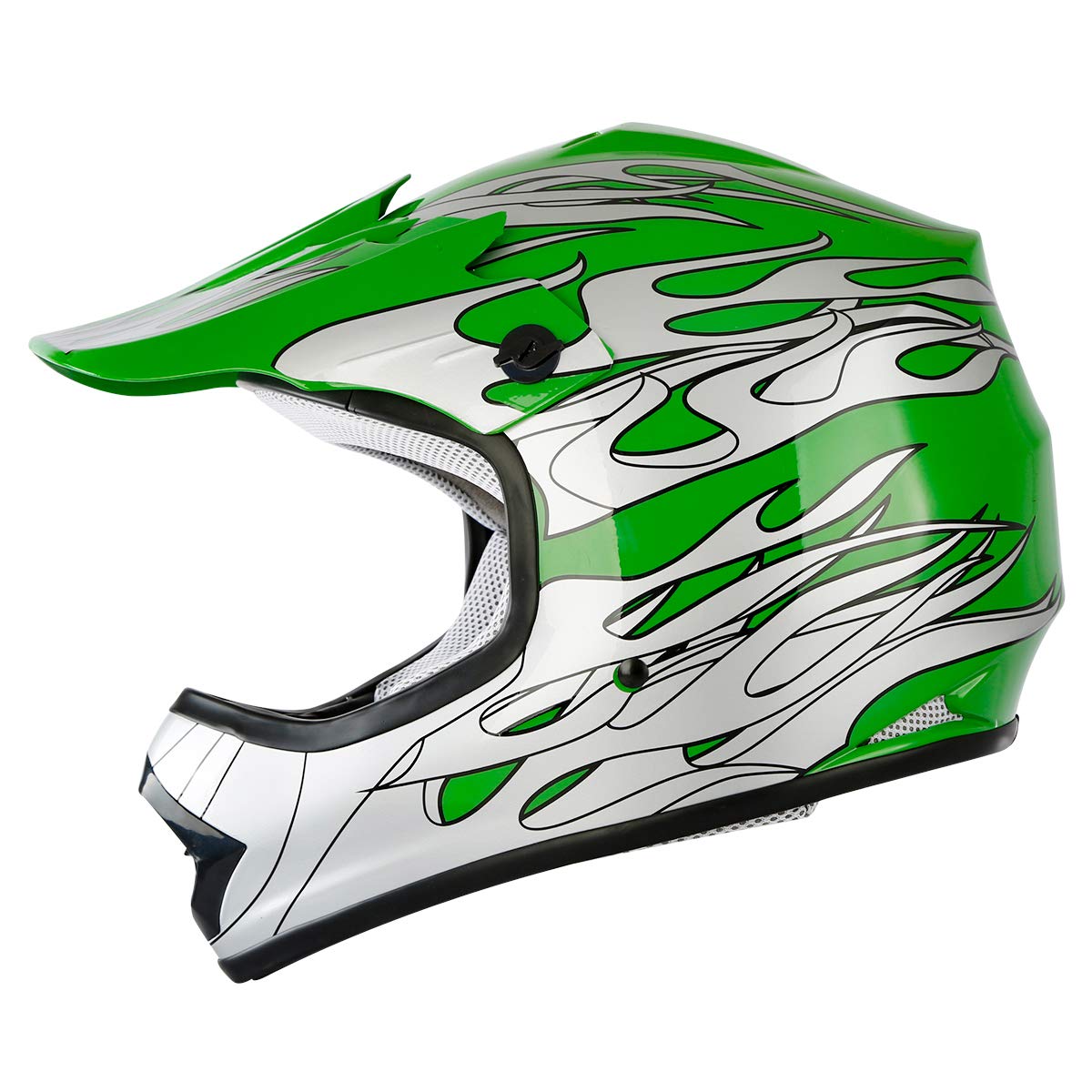 XFMT Youth Kids Motocross Offroad Street Dirt Bike Helmet Goggles