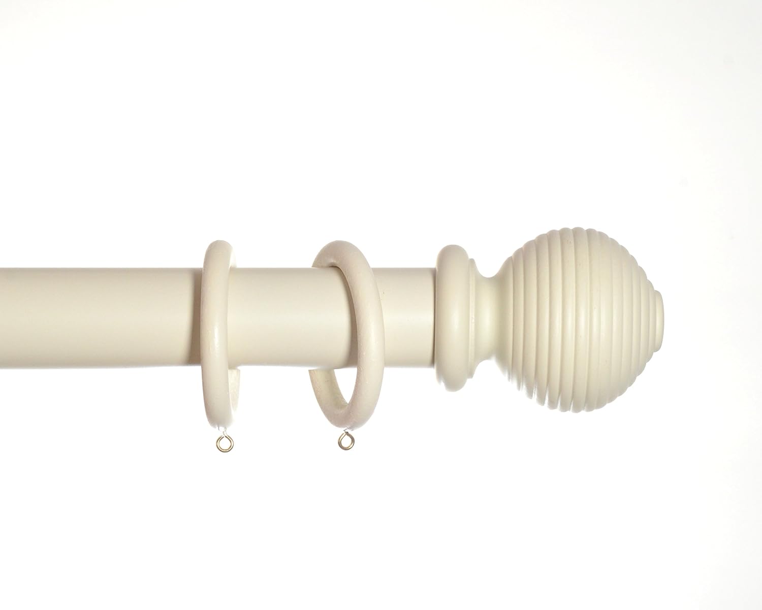 50mm Cream Curtain Pole Rigato 1 8m 2 4m 3m 300 Amazon Co Uk
